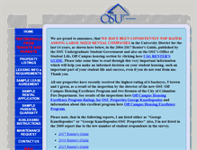 Tablet Screenshot of osuproperties.com